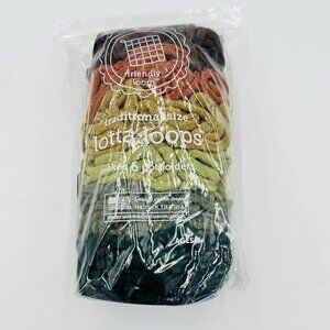 Friendly Loom | Lotta Loops 7” Traditional-Sized Earthtones Themed Potholder